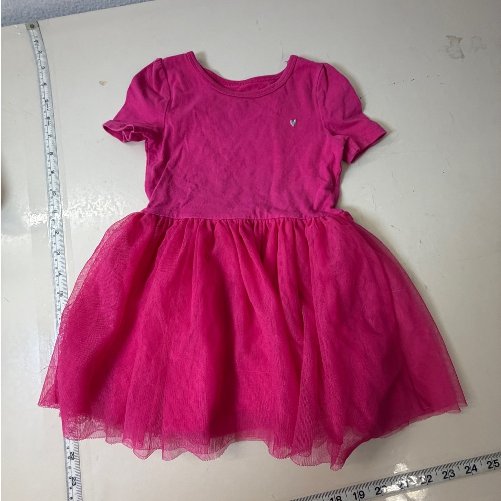 Carter's Fuchsia Tulle Kids Dress